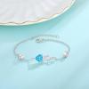 imageInfinity Celtic Knot Bracelet 925 Sterling Silver Birthstone Bracelet Irish Jewelry Gifts for Women03 March  Aquamarine