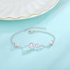 imageInfinity Celtic Knot Bracelet 925 Sterling Silver Birthstone Bracelet Irish Jewelry Gifts for Women04 April  Simulated Diamond