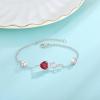 imageInfinity Celtic Knot Bracelet 925 Sterling Silver Birthstone Bracelet Irish Jewelry Gifts for Women07 July  Ruby