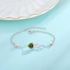 imageInfinity Celtic Knot Bracelet 925 Sterling Silver Birthstone Bracelet Irish Jewelry Gifts for Women08 August  Peridot