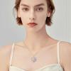 imageCeltic Knot Necklace 925 Sterling Silver Love Heart Trinity Knot Pendant Irish Good Luck Necklace Birthstone Jewelry for Women06 June  Alexandrite