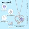 imageCeltic Knot Necklace 925 Sterling Silver Love Heart Trinity Knot Pendant Irish Good Luck Necklace Birthstone Jewelry for Women06 June  Alexandrite