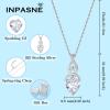 imageInfinity Celtic Knot Necklace for Women 925 Sterling Silver Irish Necklace Birthstone Jewelry Gifts for Her04 April  Simulated Diamond