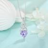 imageInfinity Celtic Knot Necklace for Women 925 Sterling Silver Irish Necklace Birthstone Jewelry Gifts for Her06 June  Alexandrite