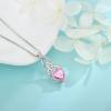 imageInfinity Celtic Knot Necklace for Women 925 Sterling Silver Irish Necklace Birthstone Jewelry Gifts for Her10 October  Pink Tourmaline