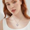 imageLove Heart Necklace for Women 925 Sterling Silver Birthstone Pendant Necklace Dainty Jewelry for Women Her Wife Mom06 June  Alexandrite