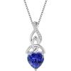 imageInfinity Celtic Knot Necklace for Women 925 Sterling Silver Irish Necklace Birthstone Jewelry Gifts for Her12 December  Tanzanite
