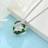 imageButterfly Necklace for Women 925 Sterling Silver Heart Birthstone Necklace Jewelry Gifts for Women Her Mom Wife Daughter05 May  Emerald