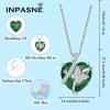 imageButterfly Necklace for Women 925 Sterling Silver Heart Birthstone Necklace Jewelry Gifts for Women Her Mom Wife Daughter05 May  Emerald