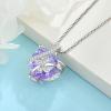 imageButterfly Necklace for Women 925 Sterling Silver Heart Birthstone Necklace Jewelry Gifts for Women Her Mom Wife Daughter06 June  Alexandrite