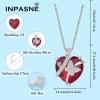 imageButterfly Necklace for Women 925 Sterling Silver Heart Birthstone Necklace Jewelry Gifts for Women Her Mom Wife Daughter07 July  Ruby
