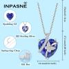 imageButterfly Necklace for Women 925 Sterling Silver Heart Birthstone Necklace Jewelry Gifts for Women Her Mom Wife Daughter12 December  Tanzanite