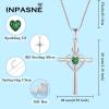 imageHeart Cross Necklace for Women 925 Sterling Silver Infinity Cross Pendant Birthstone Necklace Religious Jewelry Gift for Women Her Mom Wife Daughter05 May  Emerald