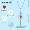 imageHeart Cross Necklace for Women 925 Sterling Silver Infinity Cross Pendant Birthstone Necklace Religious Jewelry Gift for Women Her Mom Wife Daughter07 July  Ruby