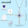 imageHeart Cross Necklace for Women 925 Sterling Silver Infinity Cross Pendant Birthstone Necklace Religious Jewelry Gift for Women Her Mom Wife Daughter12 December  Tanzanite