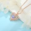 imageRose Gold Love Heart Necklace for Women 925 Sterling Silver Birthstone Pendant Necklace Jewelry Gift for Women Her Mom Wife06 June  Alexandrite