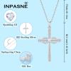 imageWomen Cross Necklace 925 Sterling Silver Infinity Cross Necklace Heart Birthstone Pendant Religious Jewelry Gifts for Her04 April  Simulated Diamond