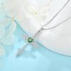 imageWomen Cross Necklace 925 Sterling Silver Infinity Cross Necklace Heart Birthstone Pendant Religious Jewelry Gifts for Her05 May  Emerald