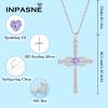 imageWomen Cross Necklace 925 Sterling Silver Infinity Cross Necklace Heart Birthstone Pendant Religious Jewelry Gifts for Her06 June  Alexandrite