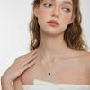 imageWomen Cross Necklace 925 Sterling Silver Infinity Cross Necklace Heart Birthstone Pendant Religious Jewelry Gifts for Her09 September  Sapphire