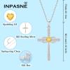 imageWomen Cross Necklace 925 Sterling Silver Infinity Cross Necklace Heart Birthstone Pendant Religious Jewelry Gifts for Her11 November  Citrine