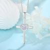 imageButterfly Cross Necklace for Women 925 Sterling Silver Crucifix Pendant Necklace Birthstone Jewelry Gifts for Women Her Mom Wife Daughter06 June  Alexandrite