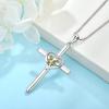 imageButterfly Cross Necklace for Women 925 Sterling Silver Crucifix Pendant Necklace Birthstone Jewelry Gifts for Women Her Mom Wife Daughter08 August  Peridot