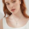 imageButterfly Cross Necklace for Women 925 Sterling Silver Crucifix Pendant Necklace Birthstone Jewelry Gifts for Women Her Mom Wife Daughter11 November  Citrine