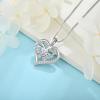 imageButterfly Necklace for Women 925 Sterling Silver Love Heart Necklace Birthstone Pendant Jewelry Gifts for Women Her Mom Wife04 April  Simulated Diamond