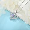 imageButterfly Necklace for Women 925 Sterling Silver Love Heart Necklace Birthstone Pendant Jewelry Gifts for Women Her Mom Wife06 June  Alexandrite
