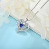 imageButterfly Necklace for Women 925 Sterling Silver Love Heart Necklace Birthstone Pendant Jewelry Gifts for Women Her Mom Wife12 December  Tanzanite