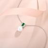 imagePearl Necklace for Women 925 Sterling Silver Birthstone Pendant Necklace Emerald Cut Jewelry Gifts for Her05 May  Emerald