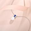 imagePearl Necklace for Women 925 Sterling Silver Birthstone Pendant Necklace Emerald Cut Jewelry Gifts for Her12 December  Tanzanite