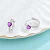 imageCeltic Knot Hoop Earrings 925 Sterling Silver Infinity Huggie Earrings with Birthstone Irish Jewelry Gifts for Women02 February  Amethyst
