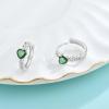 imageCeltic Knot Hoop Earrings 925 Sterling Silver Infinity Huggie Earrings with Birthstone Irish Jewelry Gifts for Women05 May  Emerald