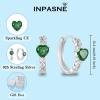 imageCeltic Knot Hoop Earrings 925 Sterling Silver Infinity Huggie Earrings with Birthstone Irish Jewelry Gifts for Women05 May  Emerald