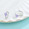 imageCeltic Knot Hoop Earrings 925 Sterling Silver Infinity Huggie Earrings with Birthstone Irish Jewelry Gifts for Women06 June  Alexandrite