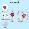 imageCeltic Knot Hoop Earrings 925 Sterling Silver Infinity Huggie Earrings with Birthstone Irish Jewelry Gifts for Women07 July  Ruby
