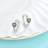 imageCeltic Knot Hoop Earrings 925 Sterling Silver Infinity Huggie Earrings with Birthstone Irish Jewelry Gifts for Women08 August  Peridot