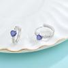 imageCeltic Knot Hoop Earrings 925 Sterling Silver Infinity Huggie Earrings with Birthstone Irish Jewelry Gifts for Women12 December  Tanzanite