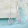 imageInfinity Dangle Earrings for Women 925 Sterling Silver Leverback Drop Earrings with Birthstone Jewelry Gifts for Women Mom Her Wife06 June  Alexandrite