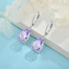 imageTeardrop Dangle Drop Earrings for Women 925 Sterling Silver Leverback Earrings Birthstone Jewelry Gifts for Her06 June  Alexandrite