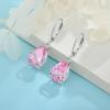 imageTeardrop Dangle Drop Earrings for Women 925 Sterling Silver Leverback Earrings Birthstone Jewelry Gifts for Her10 October  Pink Tourmaline
