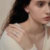 image925 Sterling Silver Eternity Birthstone Ring for Women Stackable Baguette Gemstone Ring for Her Size 51009 September  Sapphire