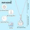 imageFreshwater Pearl Necklace and Earrings Set for Women 925 Sterling Silver Pearl Jewelry Gifts for Her