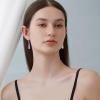 imageLeverback Earrings 925 Sterling Silver Infinity Dangle Drop Earrings Birthstone Earrings Twisted Jewelry Gifts for Women06 June  Alexandrite