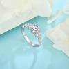 imageEngagement Ring for Women 925 Sterling Silver Promise Wedding Anniverasry Eternity Ring for Her Size 51004 April  Simulated Diamond