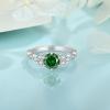 imageEngagement Ring for Women 925 Sterling Silver Promise Wedding Anniverasry Eternity Ring for Her Size 51005 May  Emerald
