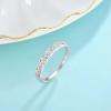 imageInfinity Celtic Knot Ring 925 Sterling Silver Twisted Knot Birthstone Ring Statement Rings for Women Size 51004 April  Simulated Diamond