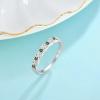 imageInfinity Celtic Knot Ring 925 Sterling Silver Twisted Knot Birthstone Ring Statement Rings for Women Size 51005 May  Emerald